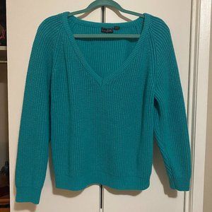 Vintage 1980s-1990s Teal Sweater M